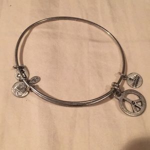 Peace sign alex and ani bracelet